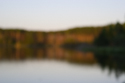 Early light along lake shore